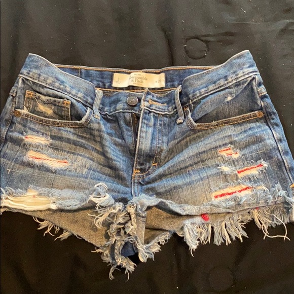 Distressed Abercrombie & Fitch Shorts - Picture 1 of 3